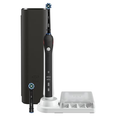 Spazzolino rotante oscillante per adulti Oral-B SmartSeries Smart 4 4500 Black Edition Nero