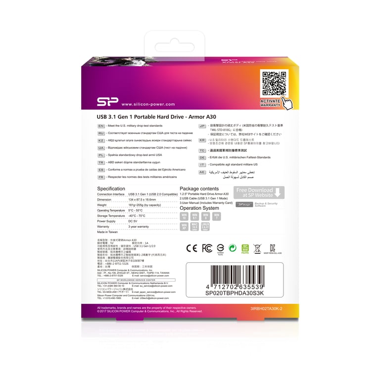 Silicon Power Armor A30 USB 3.0 - vue 5