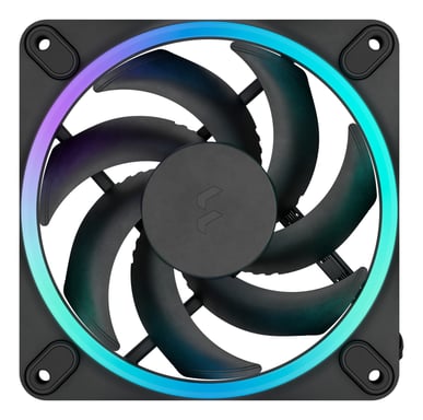 Fractal Design Momentum 12 RGB Carcasa del ordenador Ventilador 12 cm Negro 1 pieza(s)