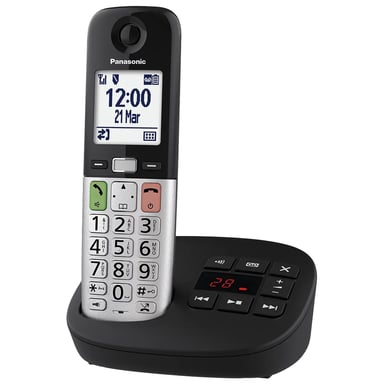 Panasonic KX-TGU430 Telefono DECT Identificazione del chiamante Nero, Grigio