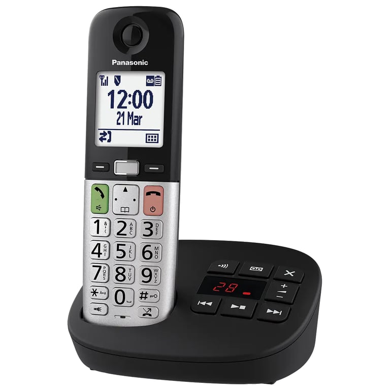 Téléphone Numérique Sans Fil Panasonic KX-TGU430EXB – Avec Répondeur, Écran LCD - vue 10