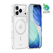 Coque antibactérienne antichoc magnétique invisible Fabriqué Avec du 75% Plastique Recyclé pour Apple iPhone 17 Pro Max, Transparente