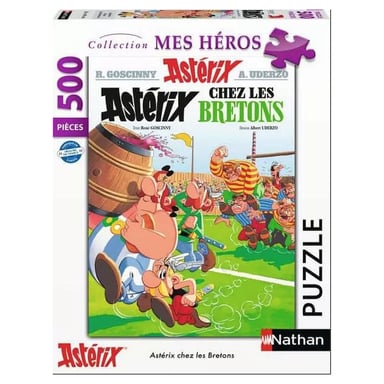 Astérix y los Bretones Puzzle de 500 piezas - Un viaje lúdico