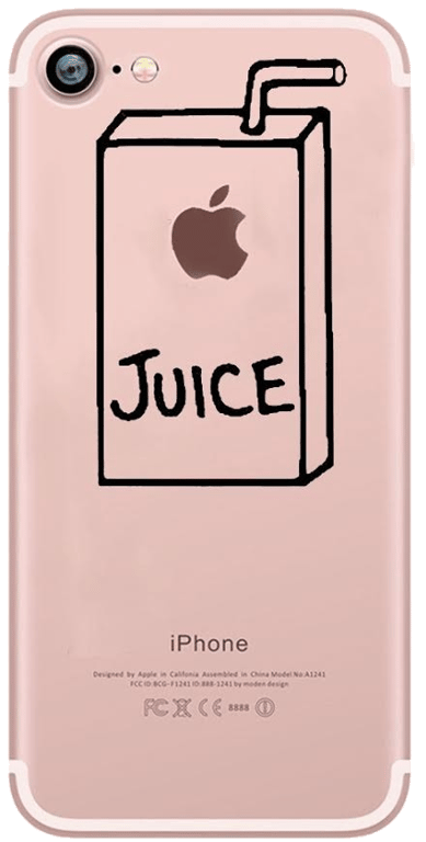 Pack Protection pour IPHONE SE 2020 (Coque Silicone Juice + Film Verre Trempe) Fun APPLE