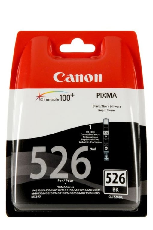 Canon CLI 526 BK BL WO SEC Cartouches séparées pour Imprimante jet d'encre iP4850MG5150525061508150 Neuf - vue 3