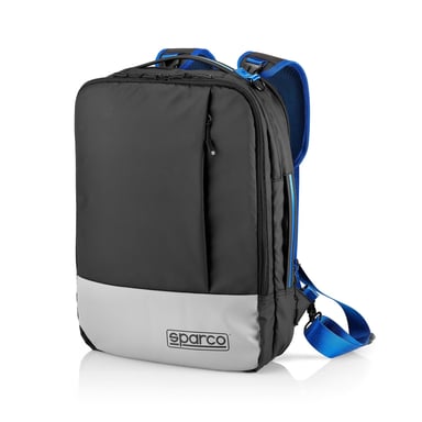 Sparco SPBACKPACK 39,6 cm (15.6'') Zaino per laptop nero, blu, grigio