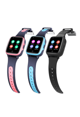 Montre intelligente pour enfants Valdus D31, écran TFT avec 1,4 écrans, 700 mAh, SOS, bleu