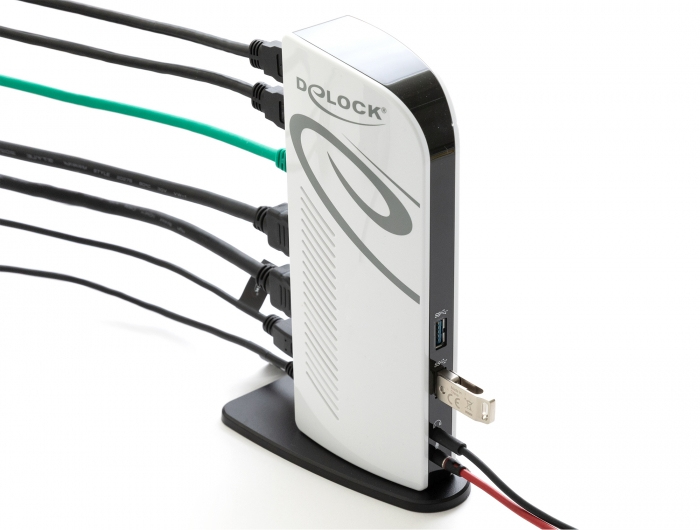 DeLOCK Station d'accueil USB Dual HDMI Full HD / USB 3.2 / LAN / Audio Neuf - vue 3