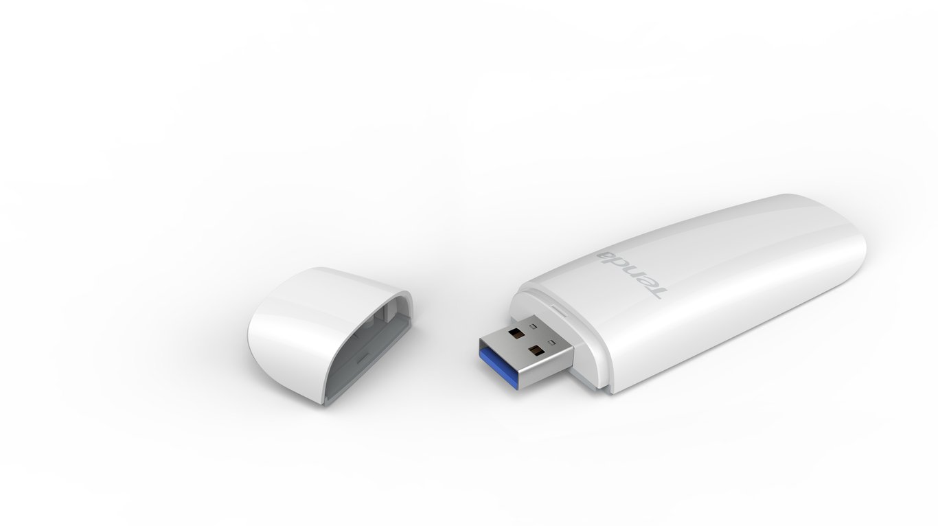 clé wifi 6 bi bande AX1800 Tenda U18 Dongle WiFi USB 3.0 1800Mbps pour PC Desktop Laptop Compatible avec Windows 11 10 - vue 3