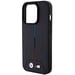 Custodia BMW per iPhone 15 Pro 6,1'' nero Trapuntato Tricolore Custodia rigida MagSafe