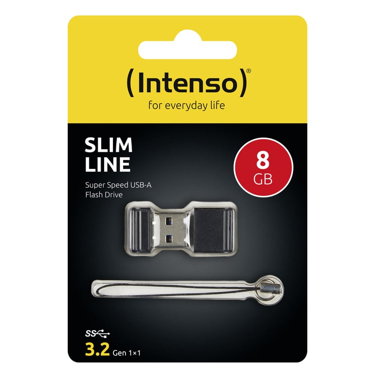 Intenso Slim Line lecteur USB flash 8 Go USB Type A 3.2 Gen 1 3.1 Gen 1 Neuf - vue 3