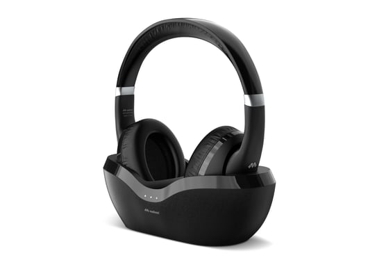Meliconi 497338 écouteur/casque Avec fil &sans fil Arceau TV Bluetooth Socle de chargement Noir