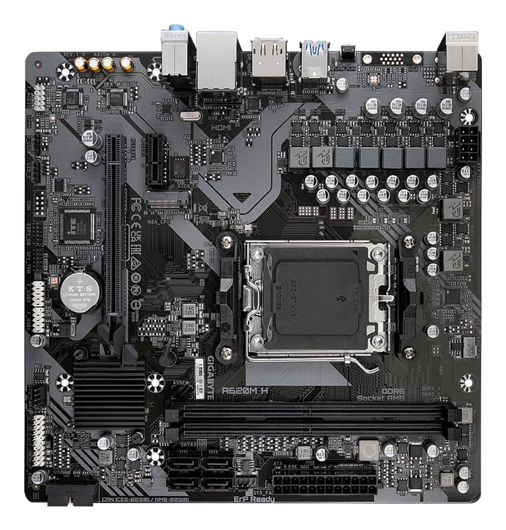 Gigabyte A620M H - vue 3