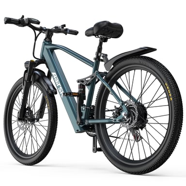 Bicicleta eléctrica Aairsk GT900 de 26 pulgadas con motor de 250 W, batería de 36 V y 13 AH y doble suspensión