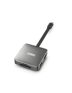 Urban Factory HUBEE LIGHT USB 3.2 Gen 1 (3.1 Gen 1) Tipo-C Grigio