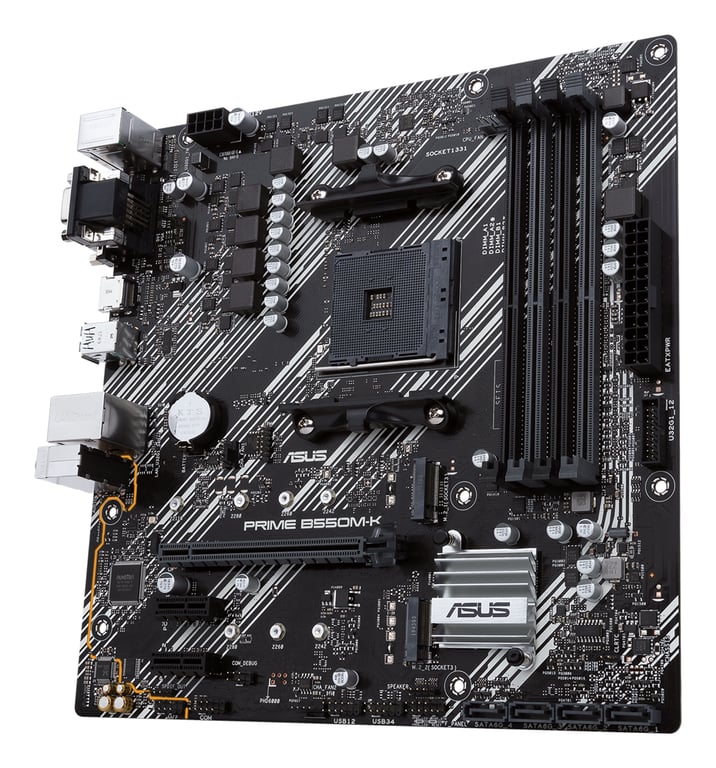 ASUS PRIME B550M-K AMD B550 Emplacement AM4 micro ATX - Neuf