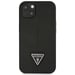 Custodia Guess per iPhone 14 Plus 6,7'' nero Logo SaffianoTriangolo