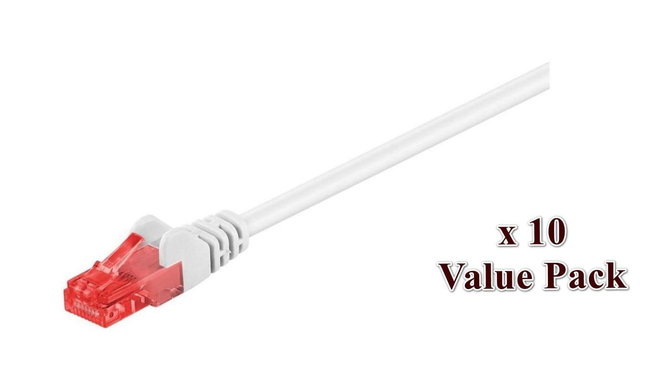 MicroConnect V-UTP607WVP câble de réseau Blanc 7 m Cat6 U/UTP (UTP) Rond