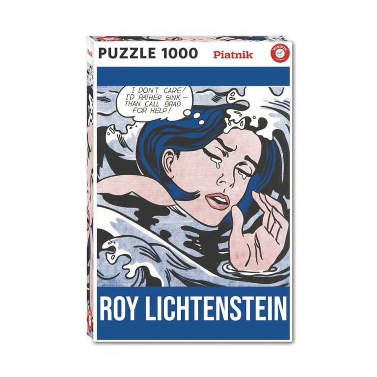Puzzle 1000 pièces Piatnik Drowning Girl Lichtenstein - vue 4
