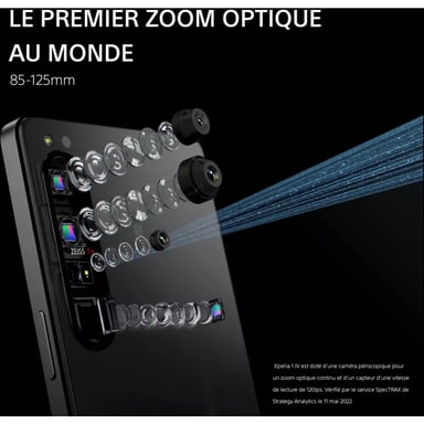 Xperia 1 IV 256 GB, Negro, desbloqueado