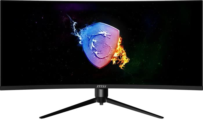 Ecran PC Gamer - MSI - Optix MAG342CQR - 34 UWQHD - Dalle VA - 1 MS - 144 Hz - Adaptive Sync, Pied r