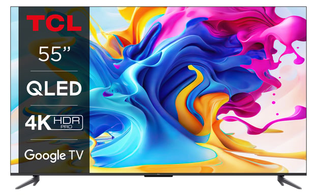 TCL C64 Series 55C649 TV 139,7 cm (55'') 4K Ultra HD Smart TV Wifi Titane