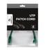 Gembird PP6U-0.25M/G câble de réseau Vert 0,25 m Cat6 U/UTP (UTP)