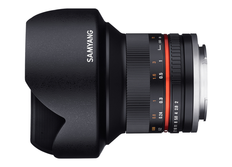 Objectif hybride Samyang 12mm f2 NCS CS pour Fuji X - vue 4