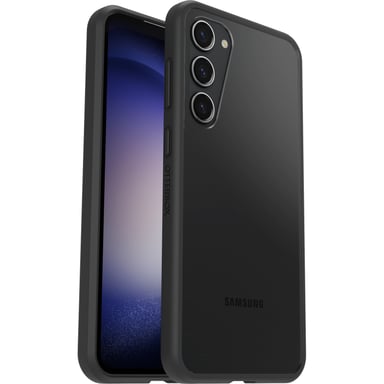 Custodia OtterBox React Series per Galaxy S23+ , antiurto, antigoccia, ultrasottile, protezione sottile, testata secondo gli standard militari, antimicrobica, cristallo nero, fornita senza confezione Samsung Galaxy S23+