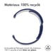 imoshion Bracelet sport en silicone - Connexion universelle 20 mm - Dark Blue & White