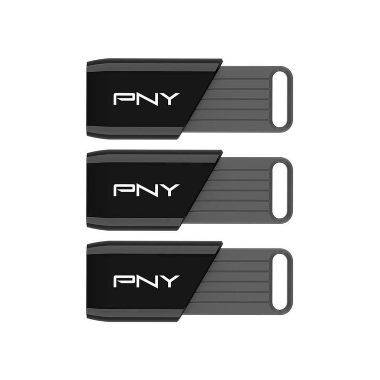 Pack de 3 Clés USB 3.2 PNY Attaché X Jusquà 130 Mo/