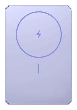 Xiaomi Super Slim Magnetic Power Bank 5000 Lithium-Ion (Li-Ion) 5000 mAh Recharge sans fil Violet - Neuf