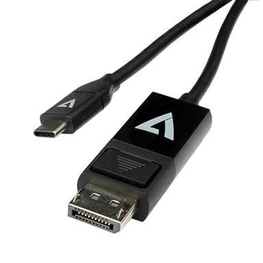 V7 V7UCDP-2M Cavo DisplayPort USB Type-C 3.2 Gen 1 Cambio di genere nero