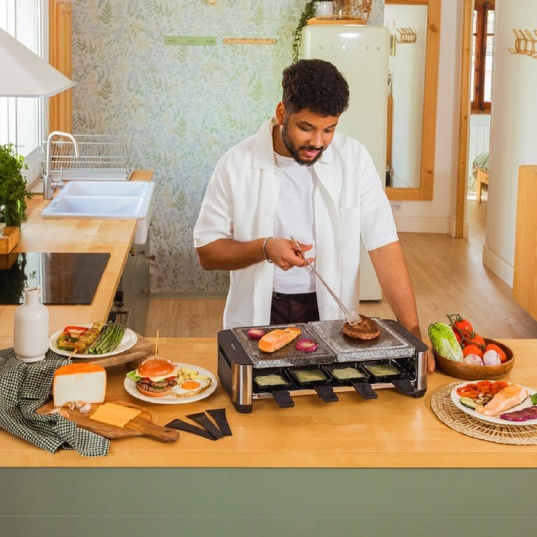 Raclette Inox Cheese&Grill 16000 Inox AllStone Cecotec - vue 3