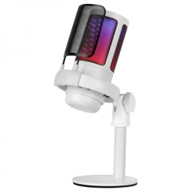 MARS GAMING Microfono Pro ADC 196KHZ 24BITS blanco