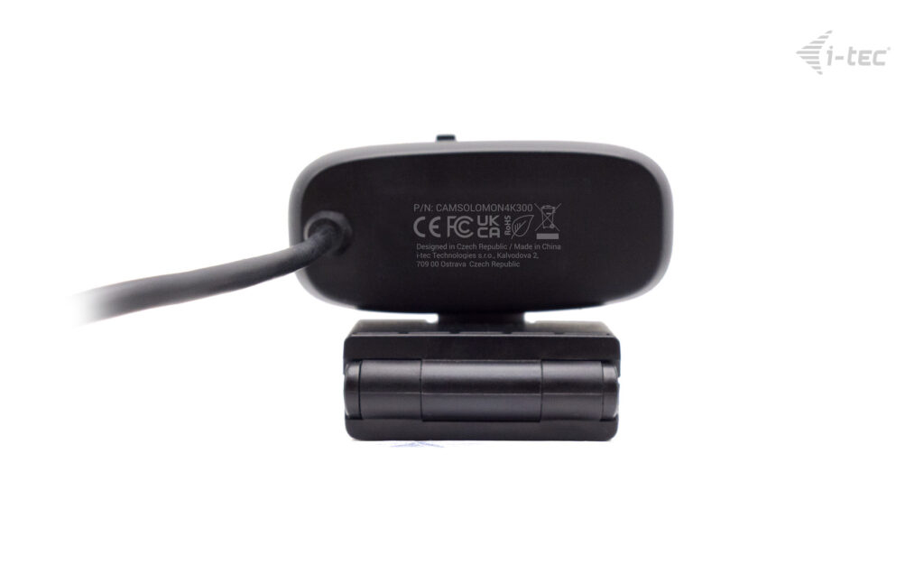 Webcam i-tec SOLOMON 300 – 4K Ultra HD, 8.29MP, Microphone, USB - vue 3