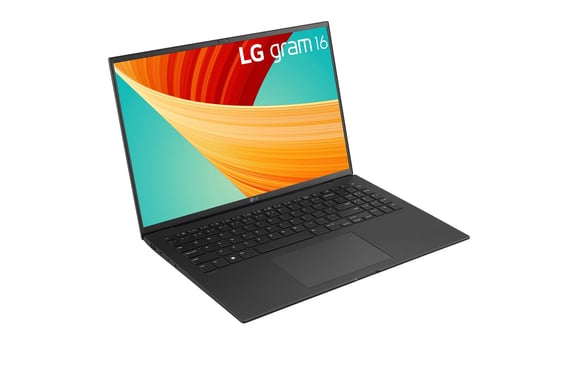LG Gram 16Z90R Intel® Core™ i7 i7-1360P Ordinateur portable 40,6 cm (16'') Quad HD+ 16 Go LPDDR5-SDRAM 1 To SSD Wi-Fi 6E (802.11ax) Windows 11 Pro Français Noir