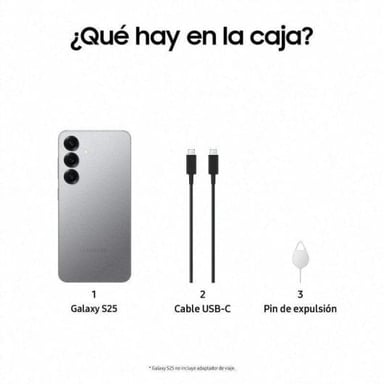 Galaxy S25 (5G) 128 Go, Argent