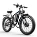 VéLo Électrique EB7 Pro | Vitesse Max 55 km/h | Autonomie 60 km | Moteur 1000W*2 | Batterie 52V 23Ah | Pneus 26 Pouces | Noir