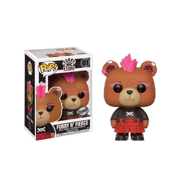 Figurine Build A Bear Furry N Fierce Exclusive Pop 10cm Neuf