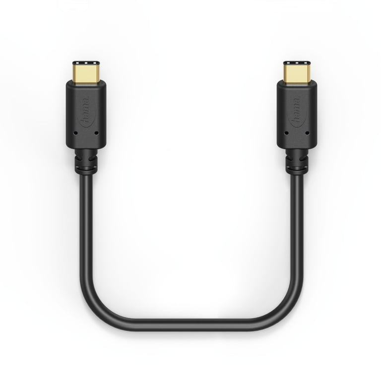 Câble de charge/données, USB-C - USB-C, 1,5 m, noir