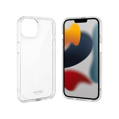 Coque antibactérienne antichoc hybride invisible Fabriqué Avec du 83% Plastique Recyclé pour Apple iPhone 13, Transparente