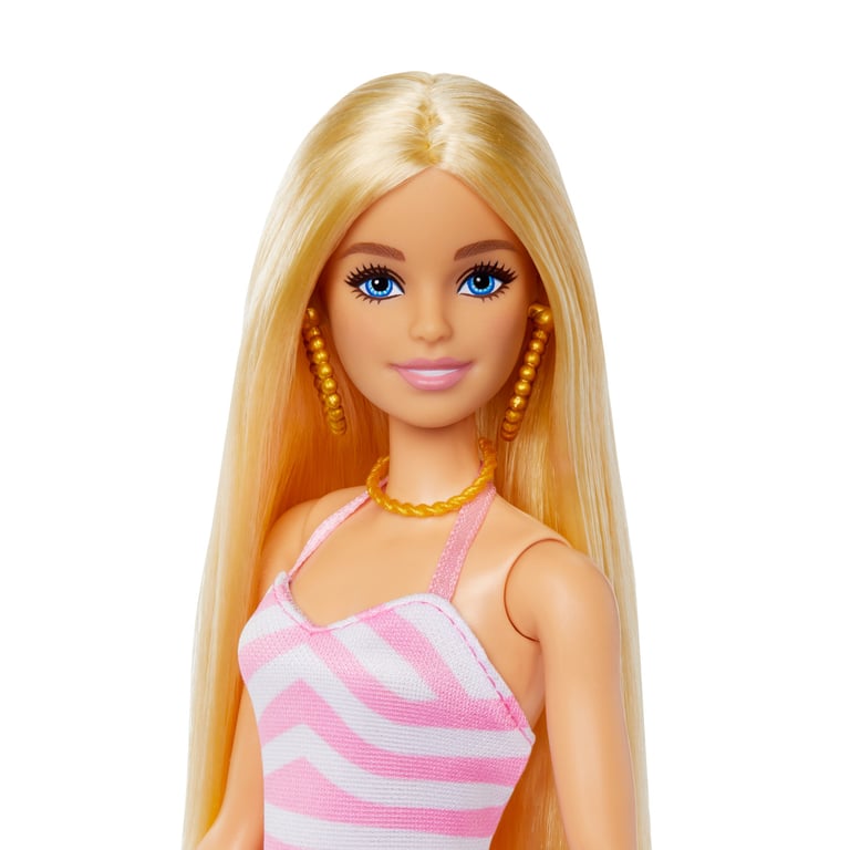 Poupée Barbie Plage Mattel HPL73 – Maillot De Bain Et Accessoires - vue 5