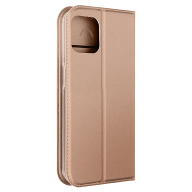 Funda para iPhone 15 Plus Solapa Tarjetero Soporte vídeo Dux Ducis Rosa