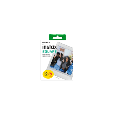 Carta fotografica istantanea FUJIFILM INSTAX SQUARE - Mega Pack 50 film