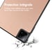 imoshion Coque tablette Trifold pour Xiaomi Pad 6S Pro 12.4 - Rose Doré