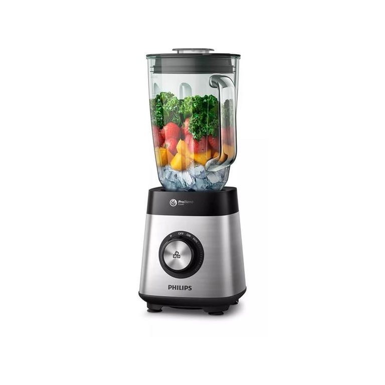 BLENDER VERRE 2L 1000W VARIATEUR 6 LAMES PROBLEND PLUS RAPIDE PHILIPS - HR3571.90 - Neuf