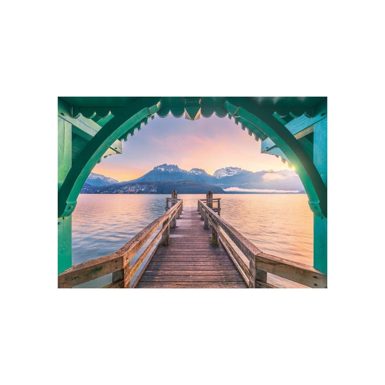 Puzzle 1000 pièces : Passerelle du lac d'Annecy Ravensburger France - vue 2