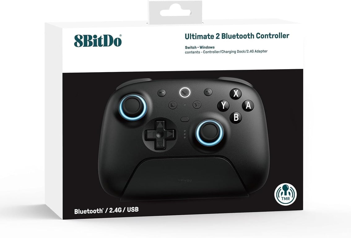 8BitDo Ultimate 2 Bluetooth Switch 1 & 2 / PC Windows Edition Neuf