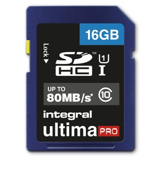 Integral INSDH16G10-80U1 mémoire flash 16 Go SD UHS-I